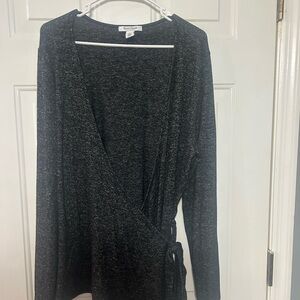 White House Black Market black Knit Top